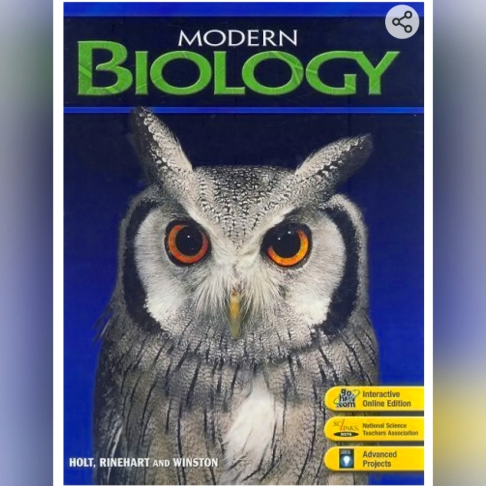 Excellent condition TEACHERS EDITION MODERN BIOLOGY TEXT BOOK 2009